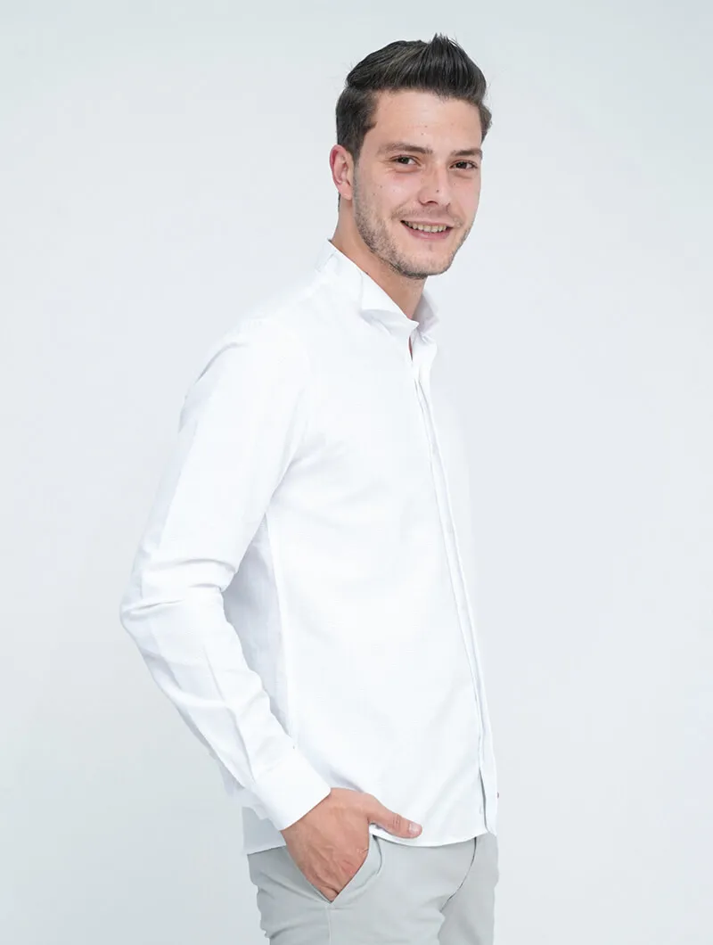 Chemise slim unie